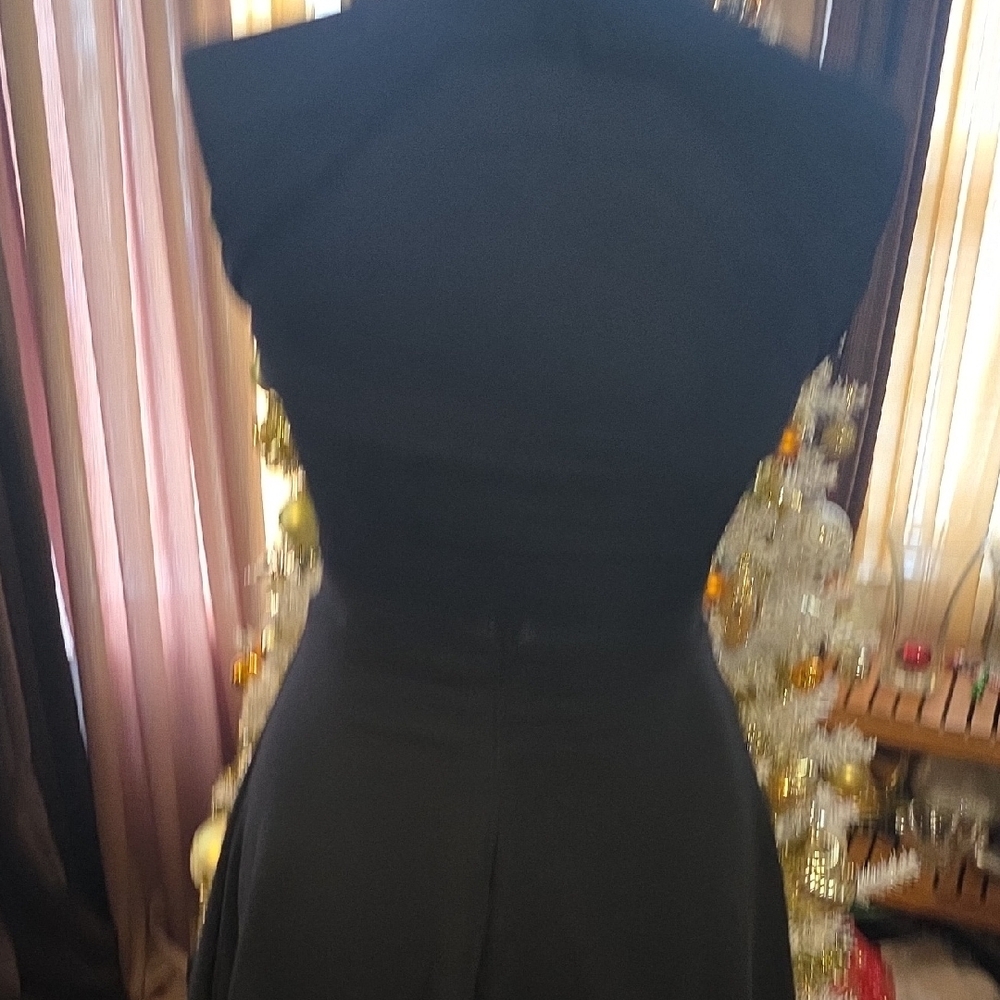Elegant Black Mini Dress - Picture 11 of 16